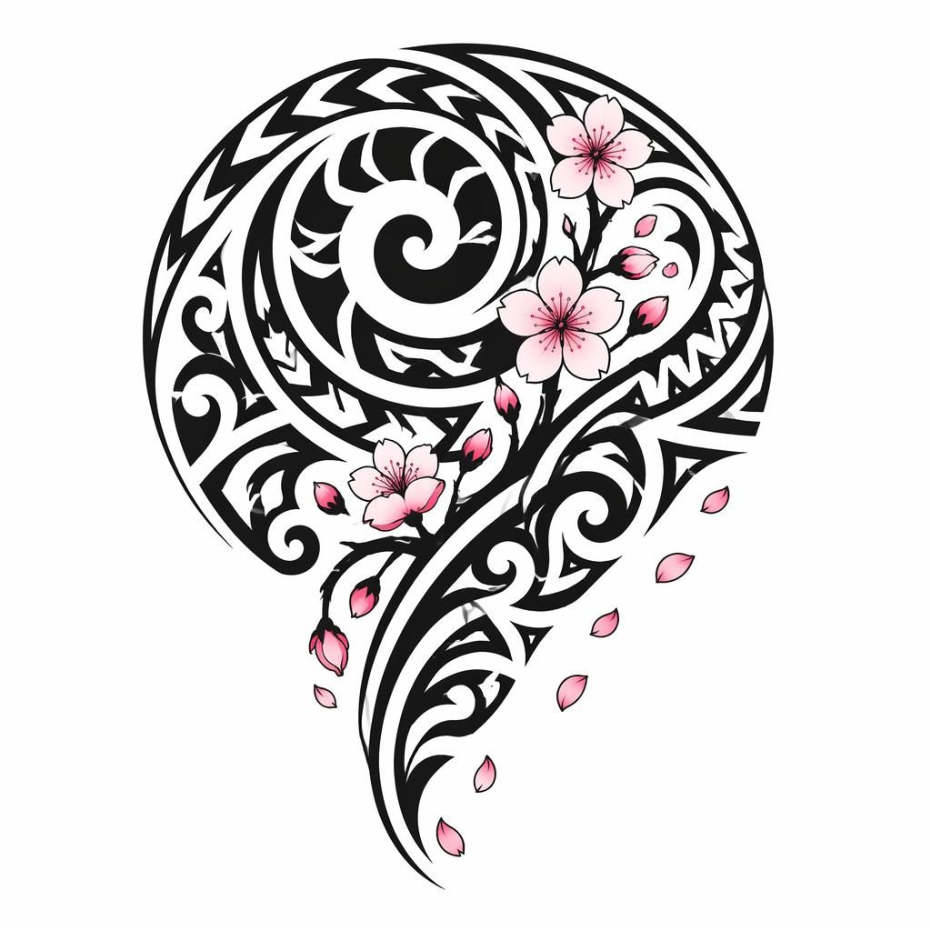 Diseño de tatuaje estilo flash sobre papel blanco, líneas nítidas y alto contraste, concepto limpio y minimalista.