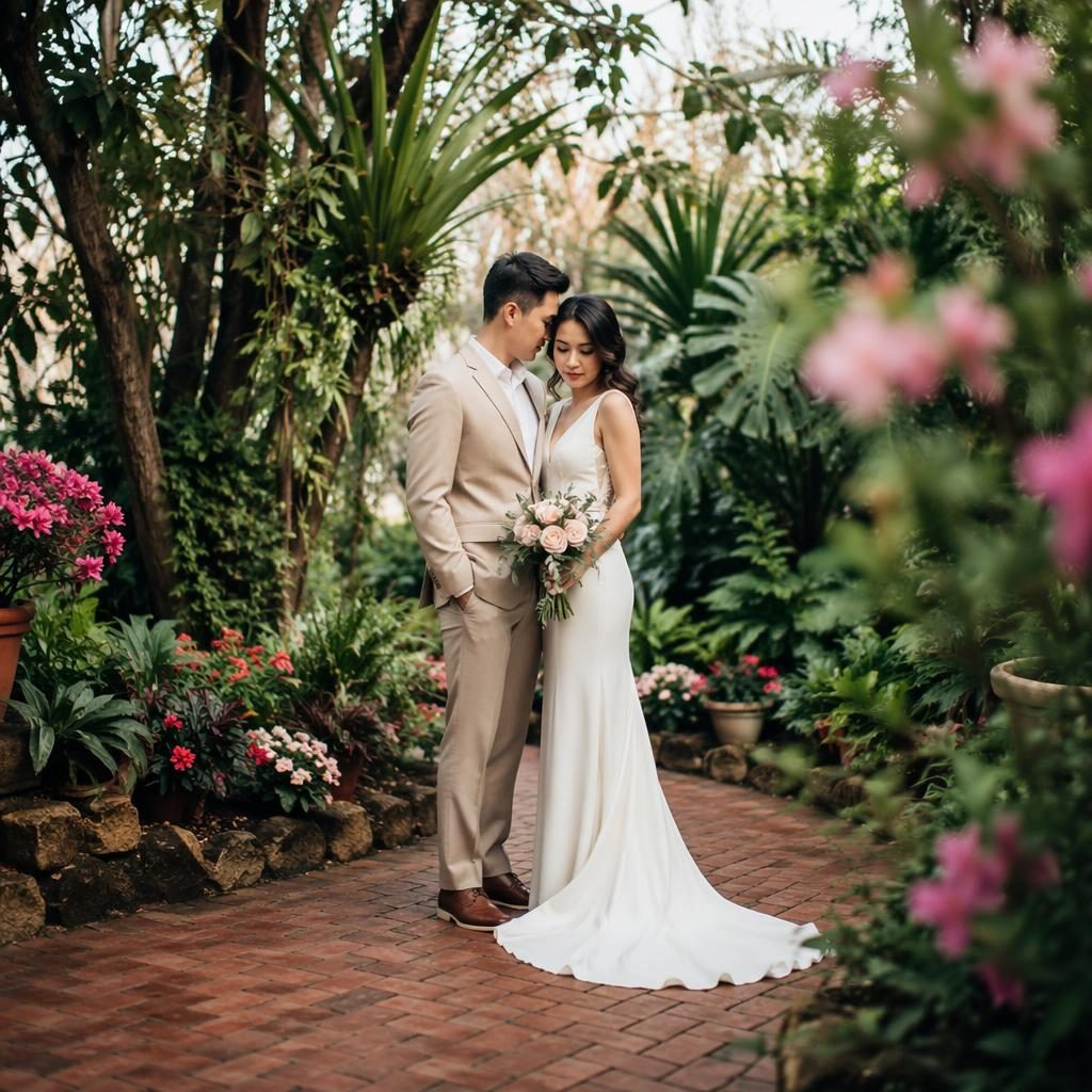 Winter vineyard wedding reception details with blush and cream decor, papel picado accents, natural light, candid style