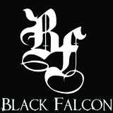 Band Logo for BLACK FALCON