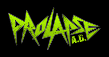 Band Logo for PROLAPSE AD