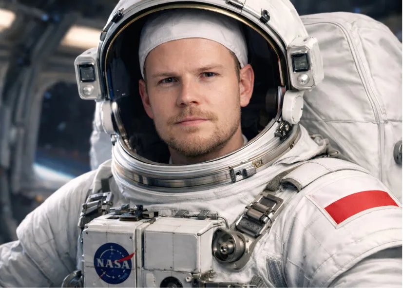 mem astronauta Tomek