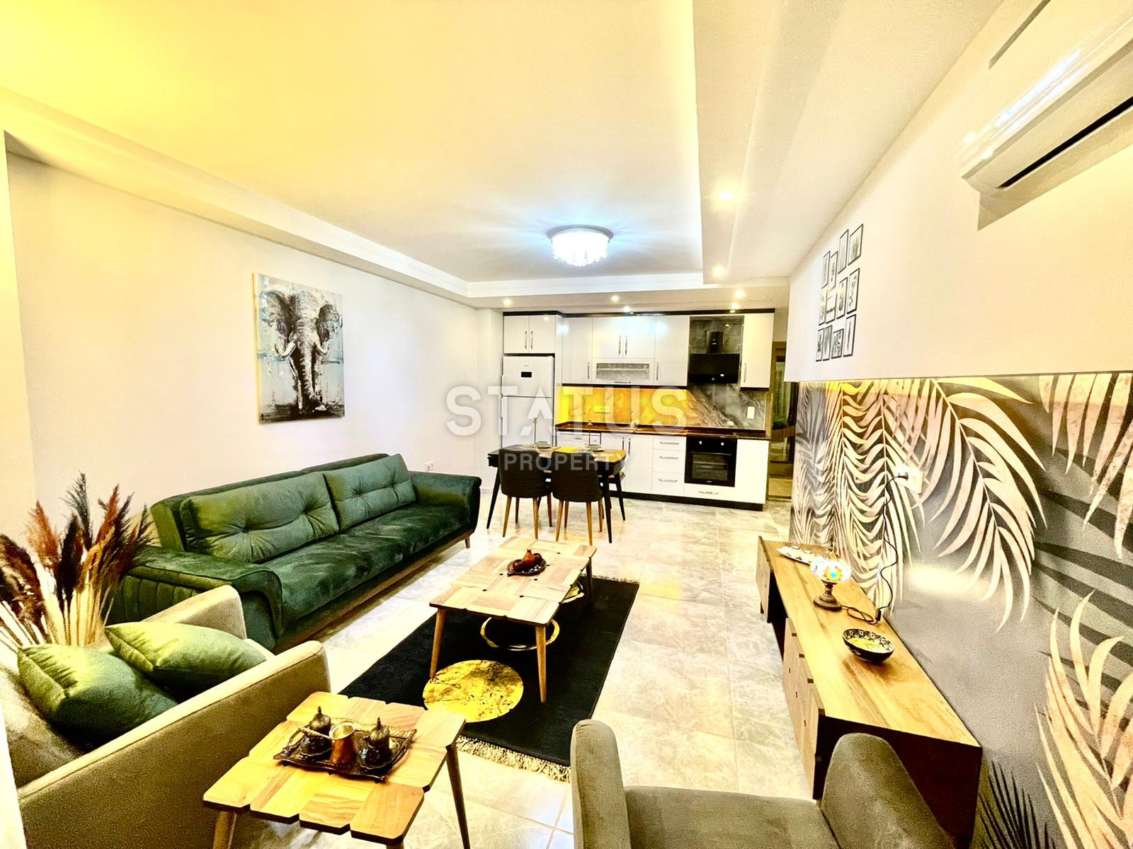 Apartment 1+1 furnished in Kargicak, 65 m2 фото 1