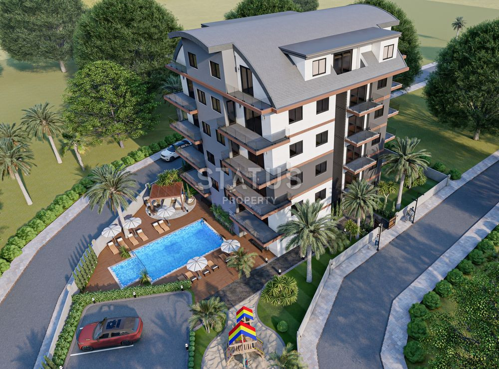 Boutique project under construction in Oba with favorable prices and interest-free installments, 2+1, 4+1 фото 2
