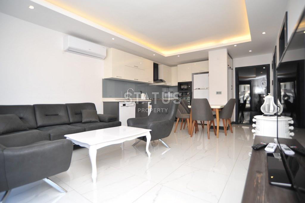 Furnished apartment 1+1 in a new house in the center of Alanya, 60 sq.m. фото 2