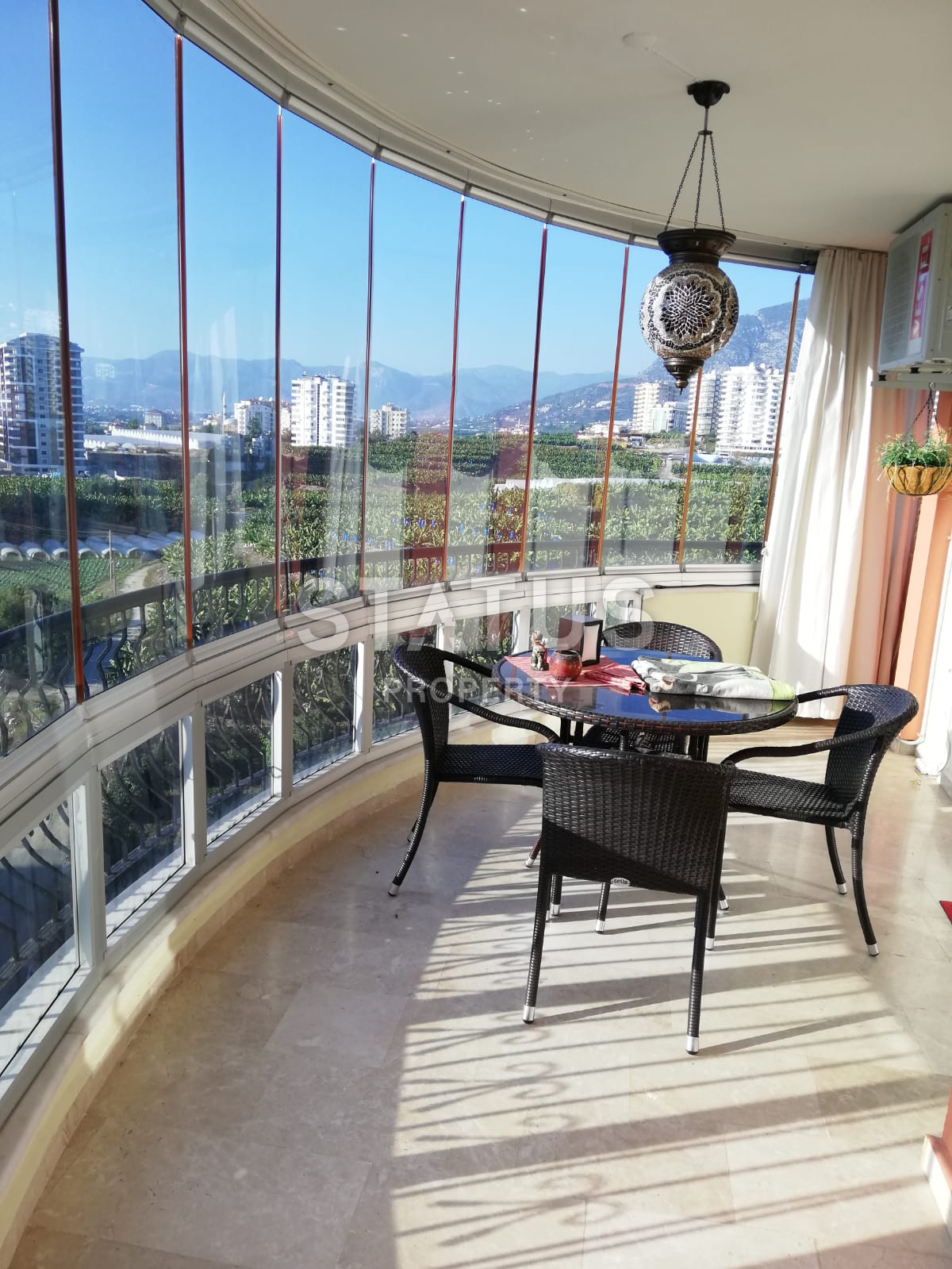 Inexpensive three-room apartment in Mahmutlar, panoramic mountain views, 120m2 фото 2