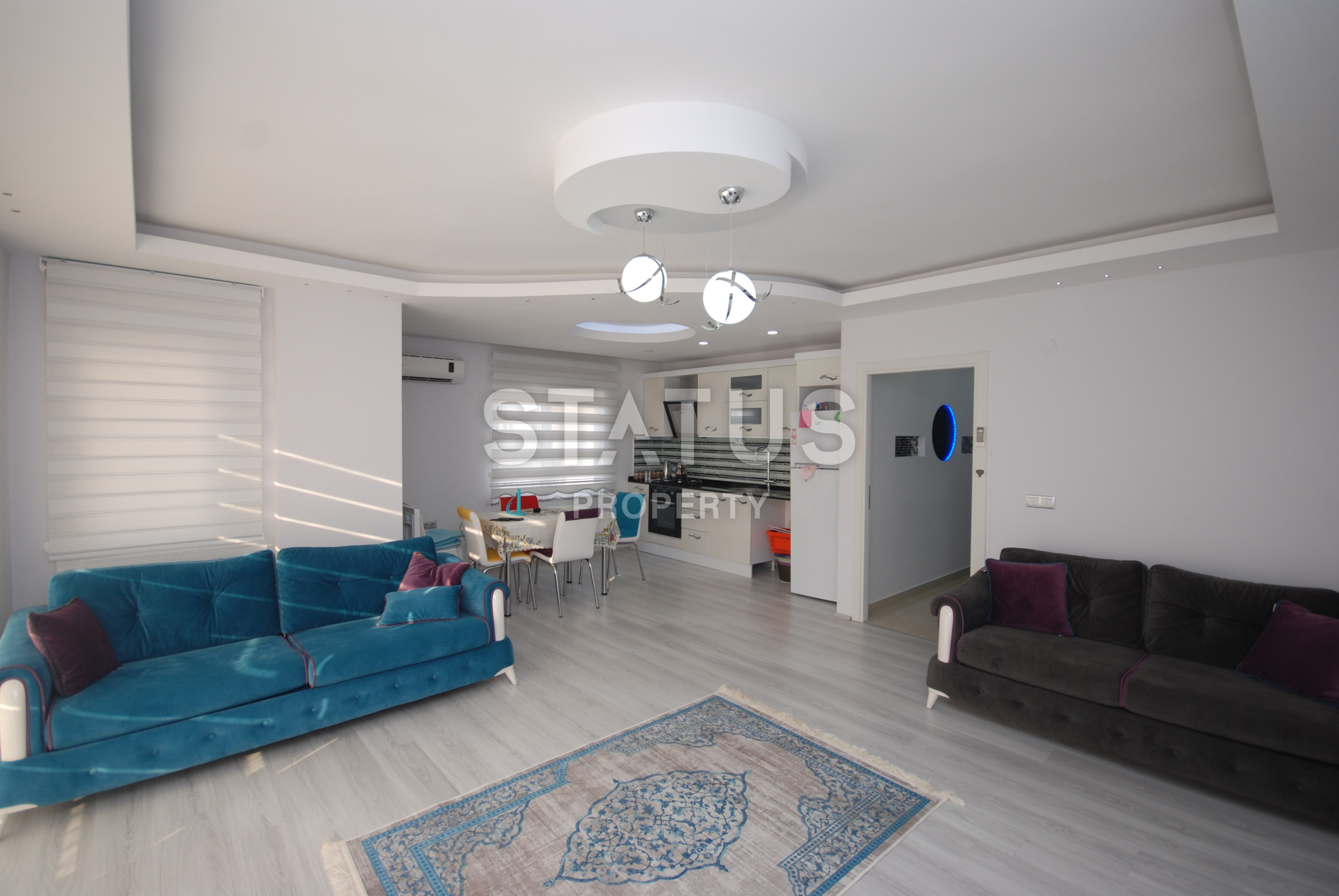 Excellent furnished three-room apartment in Mahmutlar, 95 sq. m. фото 1