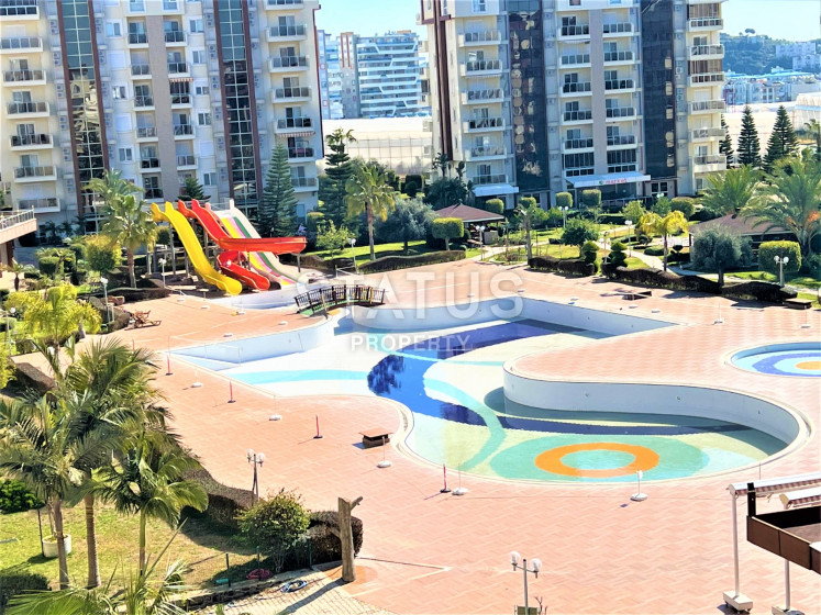 Светлая квартира 2+1 с видом на море в Авсалларе, 100 м2. фото 1