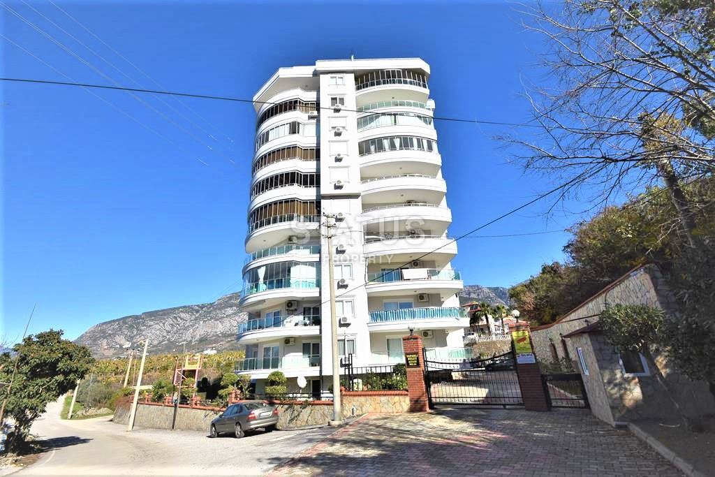 Bright 2+1 in Mahmutlar with a view of the sea and the Alanya fortress, affordable price! фото 1