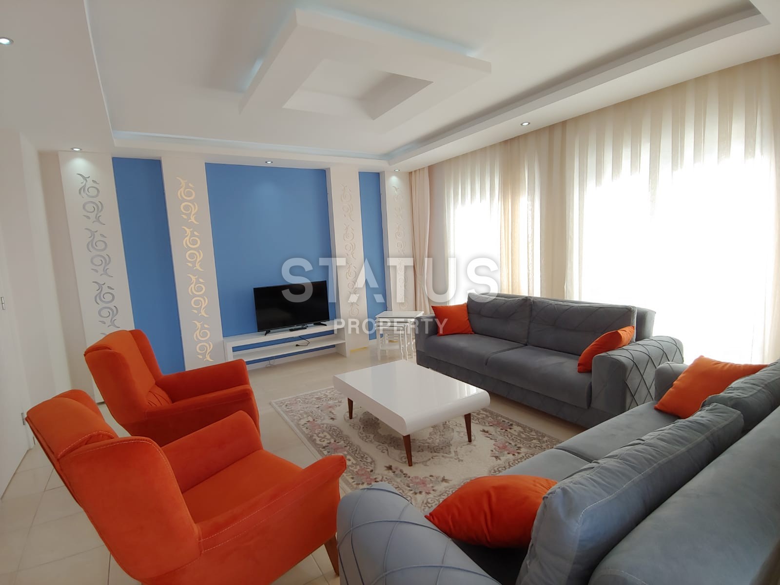 Three-room furnished apartment in Mahmutlar, 120 m2 фото 2