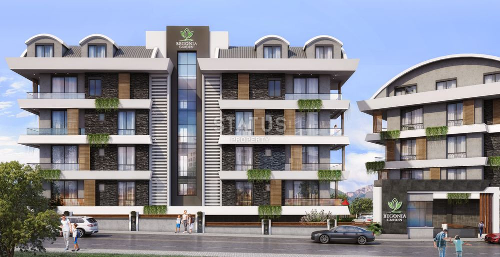 Apartments by installments in a complex under construction, Oba district, 1+1,2+1,3+1 фото 2
