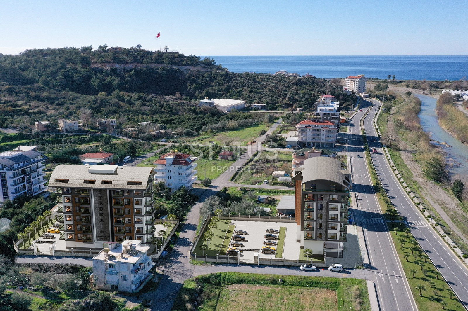 Инвестиционный проект с видом на море в центре Демирташа, квартиры от 48 до 201 м2. фото 1