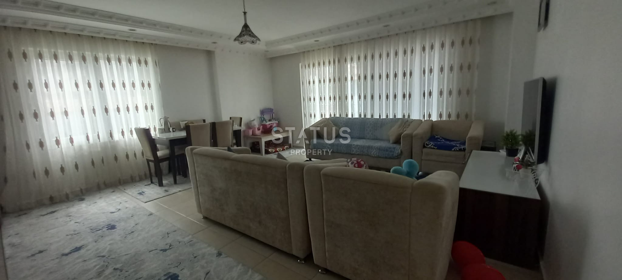 Apartment 2+1 with excellent location in Tosmur, 115 m2. фото 2