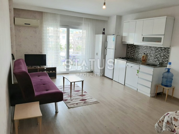 Furnished studio apartment on the Mediterranean coast in Mahmutlar, 40 m2. photos 1