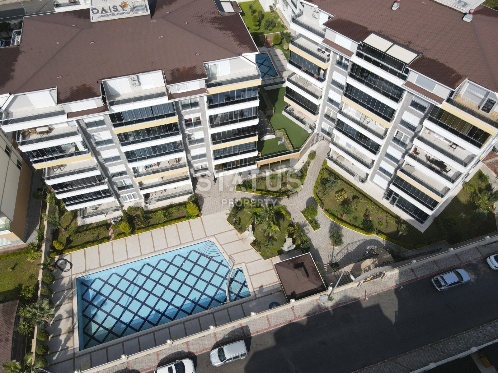 Меблированные апартаменты 1+1 с прямым видом на море в Кестеле. 75м2 фото 1
