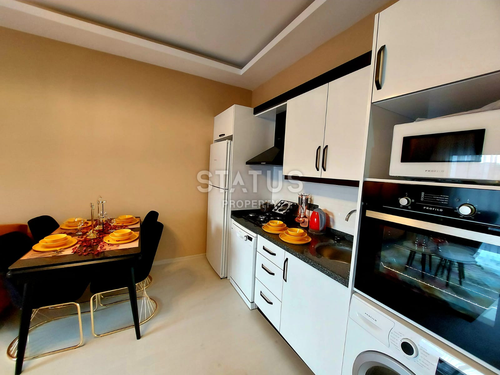 Cozy furnished apartment 400m from the beach in Mahmutlar. 65m2 фото 2