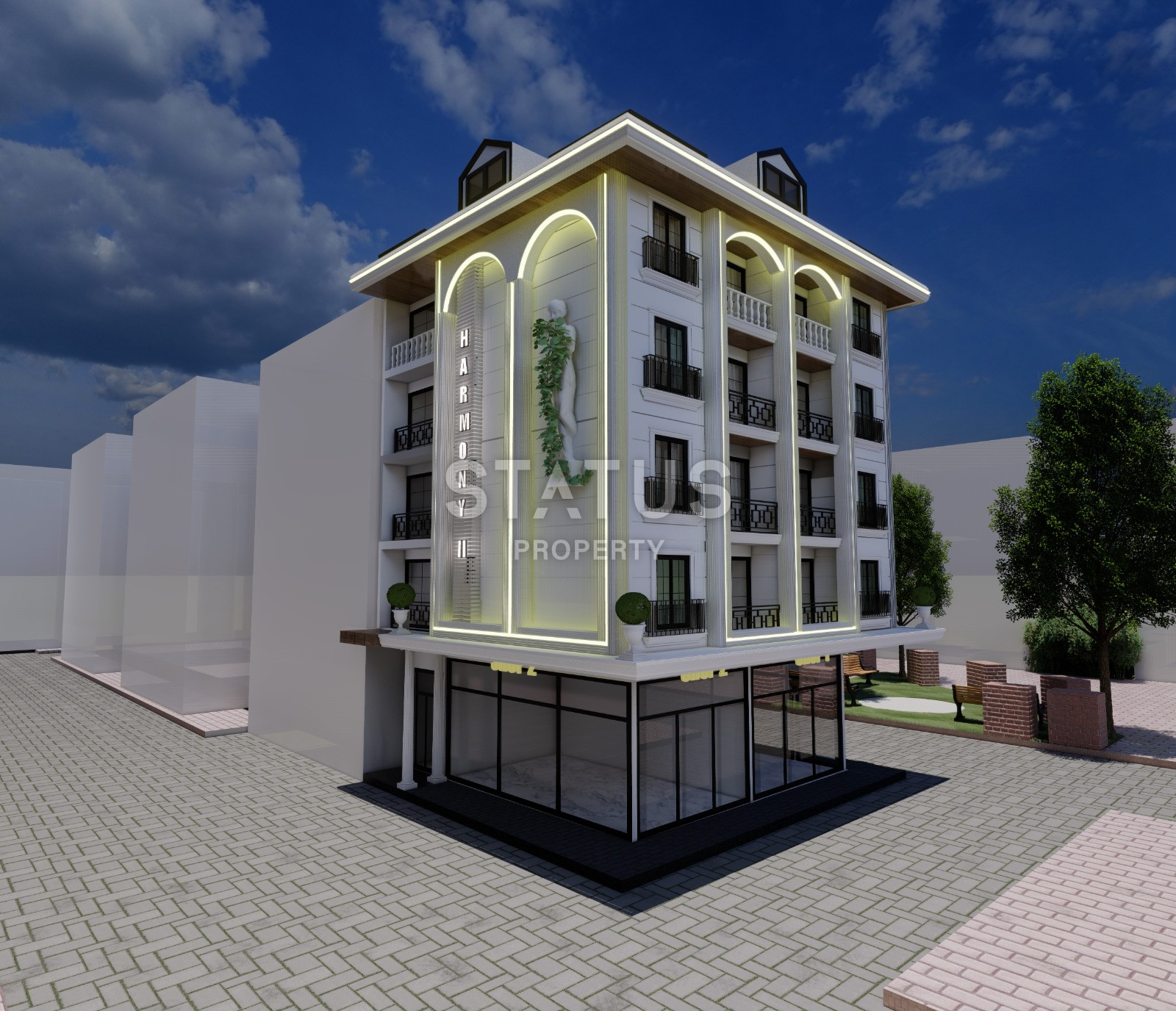 The last apartment in a house with a favorable location in the very center of Alanya, 350m from the sea. 42m2 фото 2