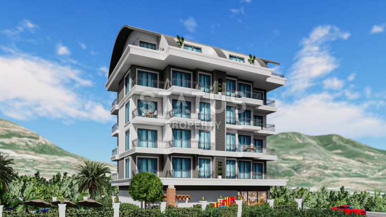 Apartments in the central area of Alanya under construction at attractive prices. 55m2 - 130 m2 photos 1
