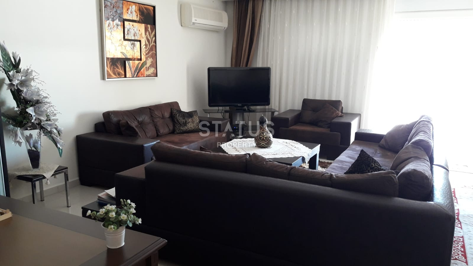 Furnished duplex 4+1 with sea and mountain views in Mahmutlar, 320m2 фото 2