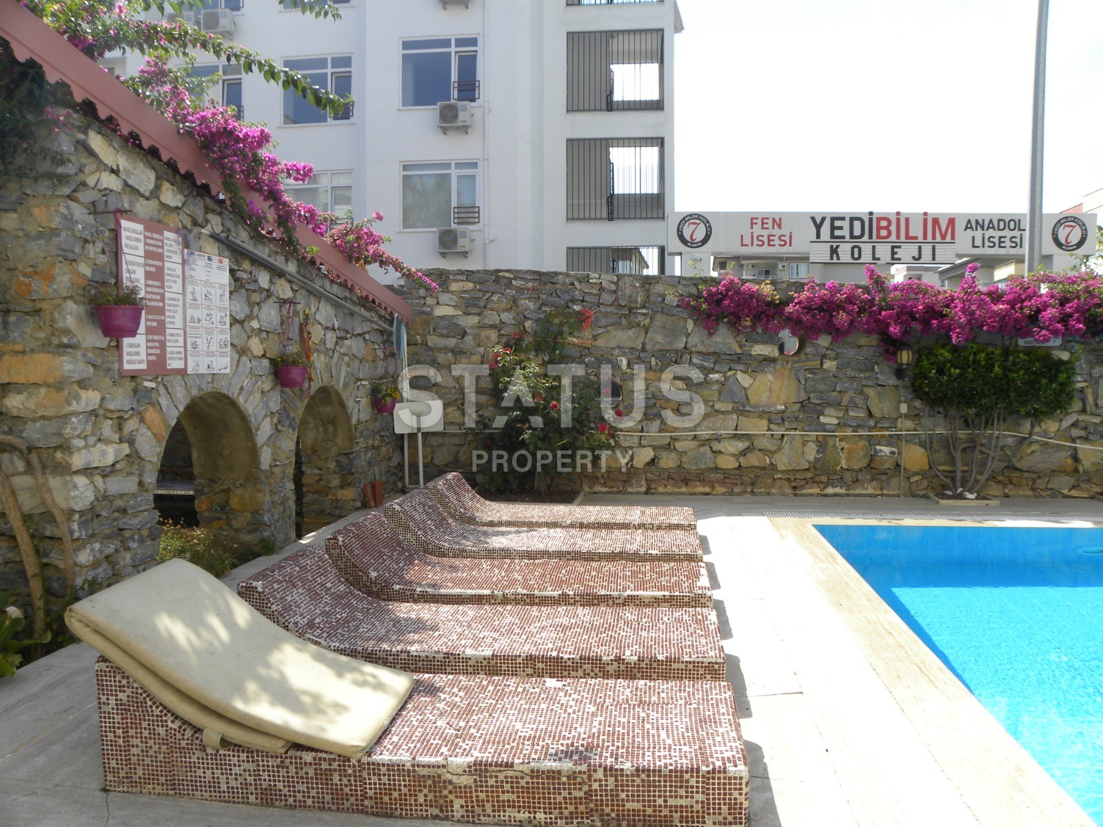 One-bedroom apartment in Oba in a complex with a swimming pool, 70 m2 фото 2