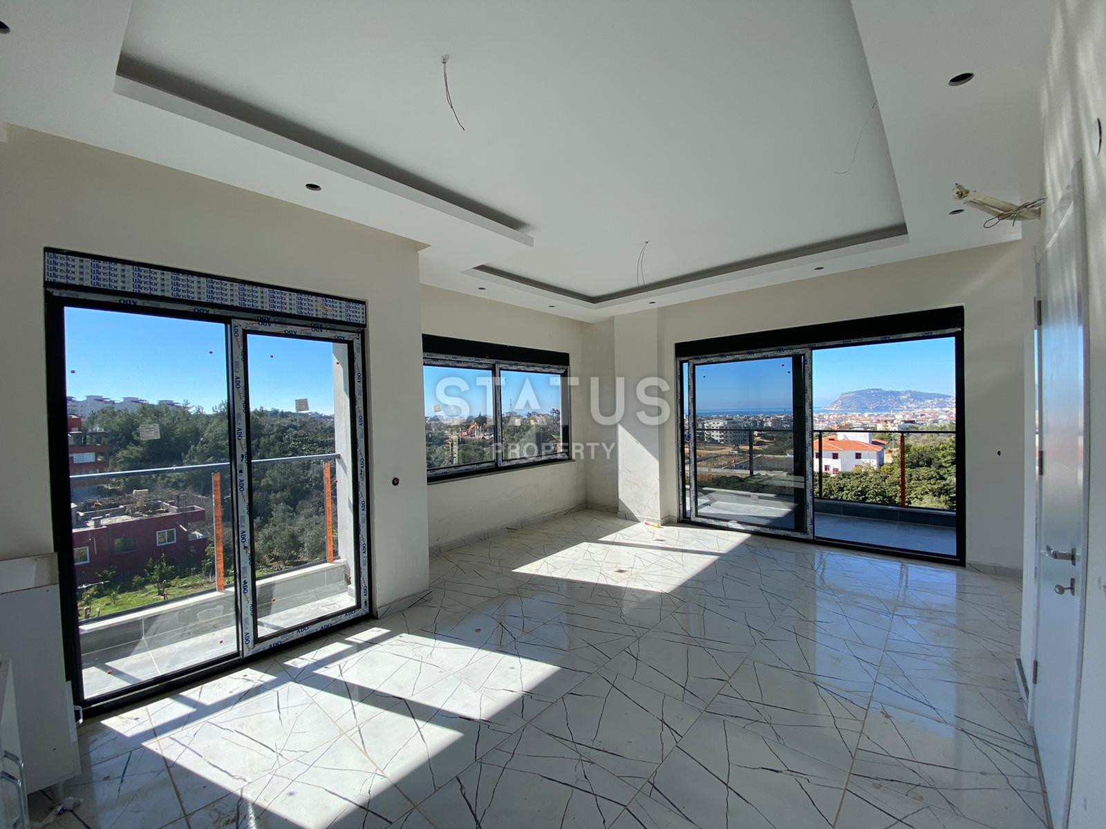 Bright duplex in Oba 3+1 with a view of the Alanya fortress, 140 m2 фото 2