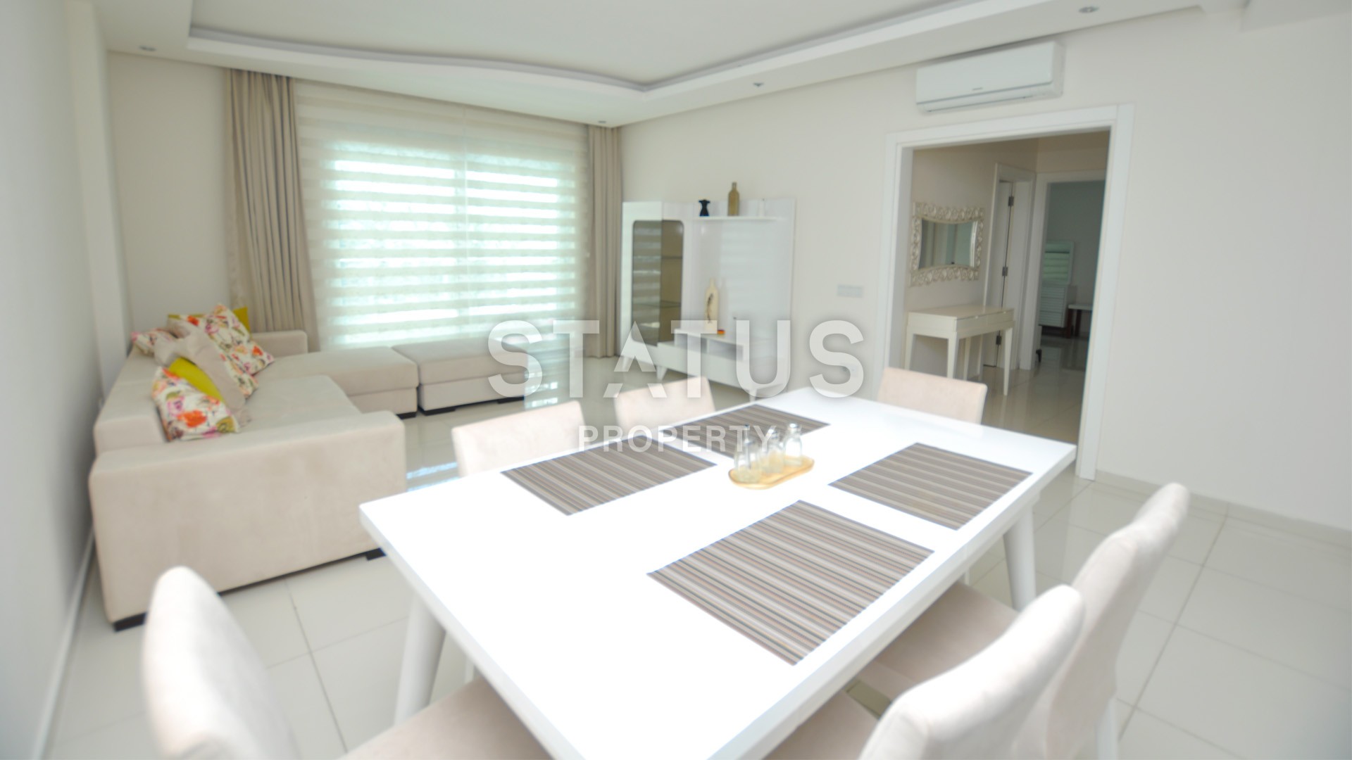 Three-room furnished apartment in a complex with a swimming pool, 120 m2 фото 2