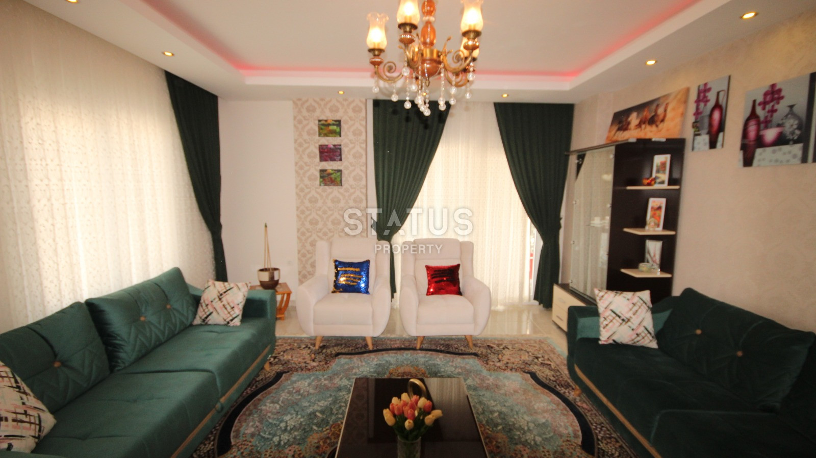 Three-room apartment with a separate kitchen in Tosmur, 135m2 фото 2