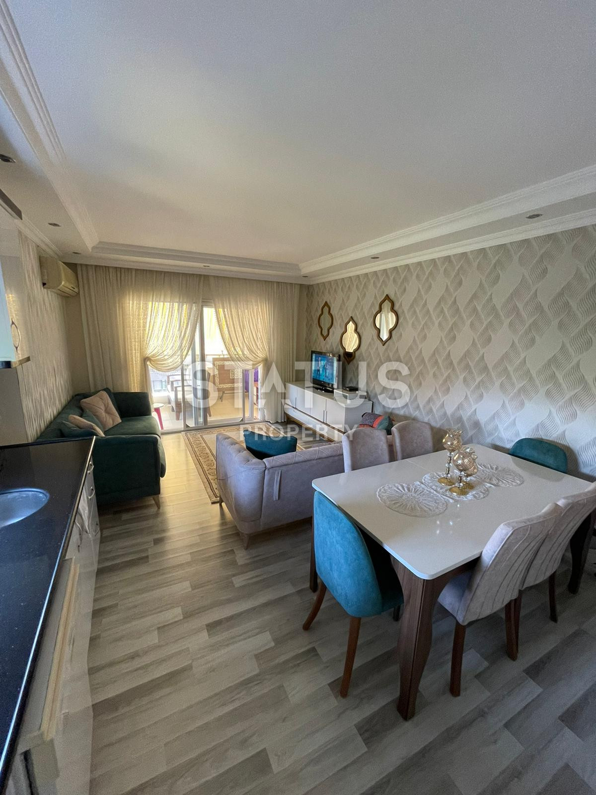 Three-room furnished apartment in Mahmutlar. 100m2 фото 1