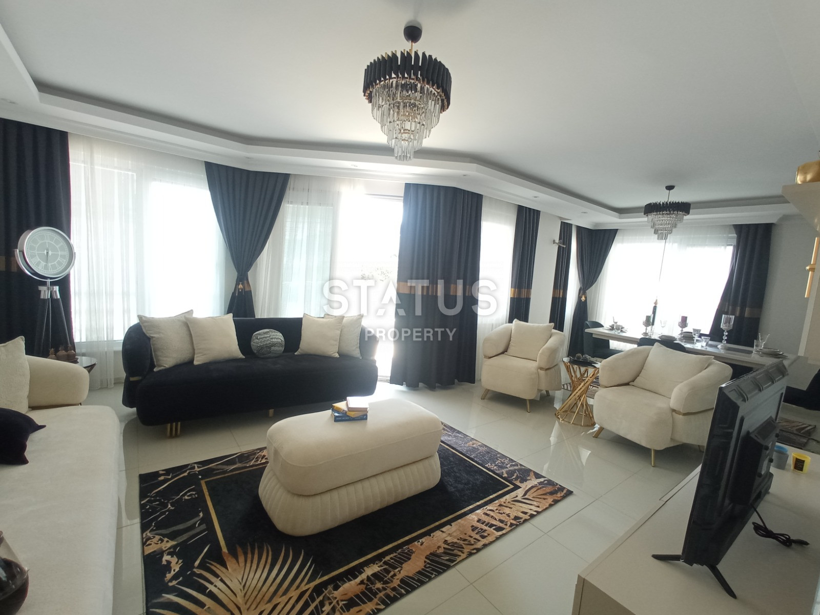 Beautiful duplex with sea view in the center of Alanya. 122m2 фото 1