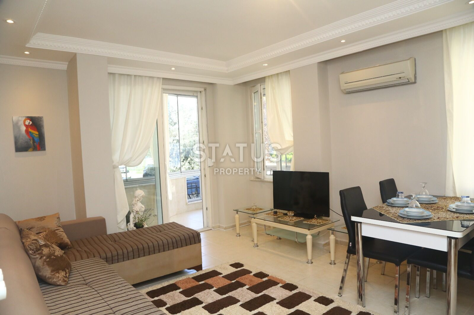 Three-room apartment in the center of Alanya. 100m2 фото 1
