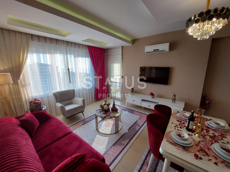 Furnished 2+1 apartment with sea view in Mahmutlar district, 110m2 photos 1