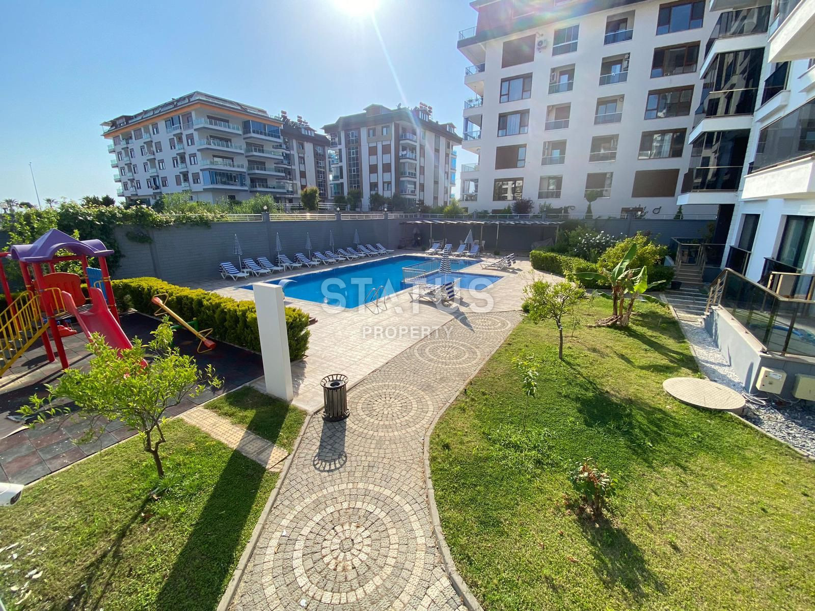 Spacious apartment on the seafront 1+1 in Kestel. 85m2 фото 1