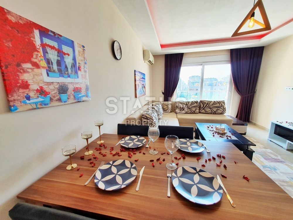 Furnished one-bedroom apartment in Mahmutlar, 72 m2 фото 2