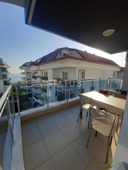 Duplex apartment with sea view in Kestel area, 140 m2 photos 1