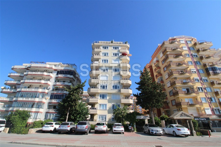 Three room apartment in Mahmutlar area overlooking the sea and historical fortress 120m2. photos 1