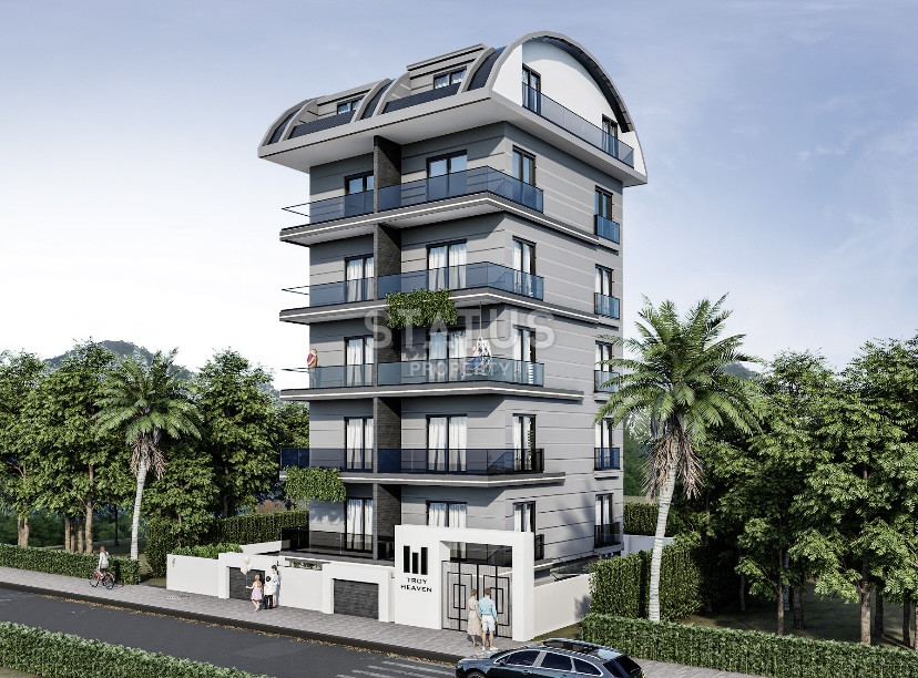 New project in the center of Alanya, Cleopatra beach. 48m2 -52m2 фото 2