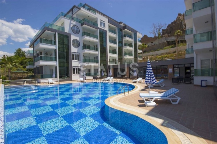 Furnished one-bedroom apartment in a new complex, in the Kestel area, 60 m2. photos 1