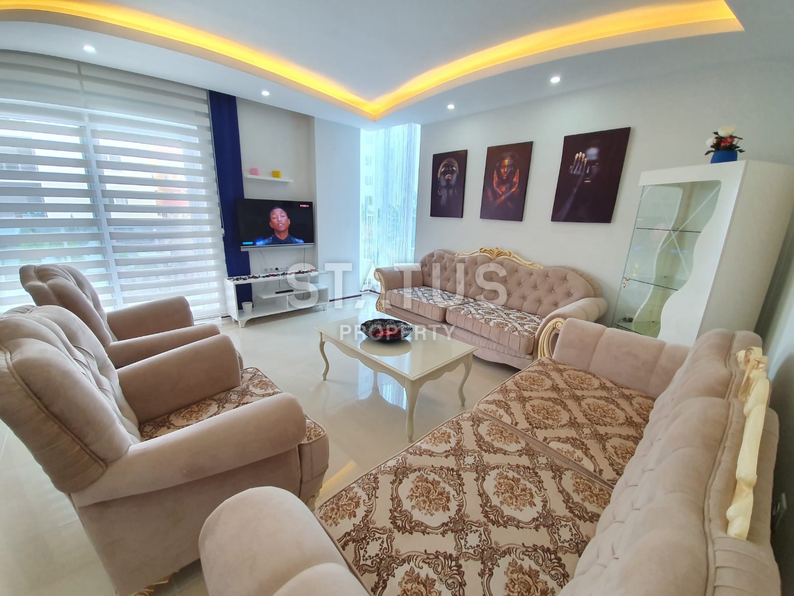 Трехкомнатная квартира с новой мебелью в Махмутларе, 110 м2. фото 2