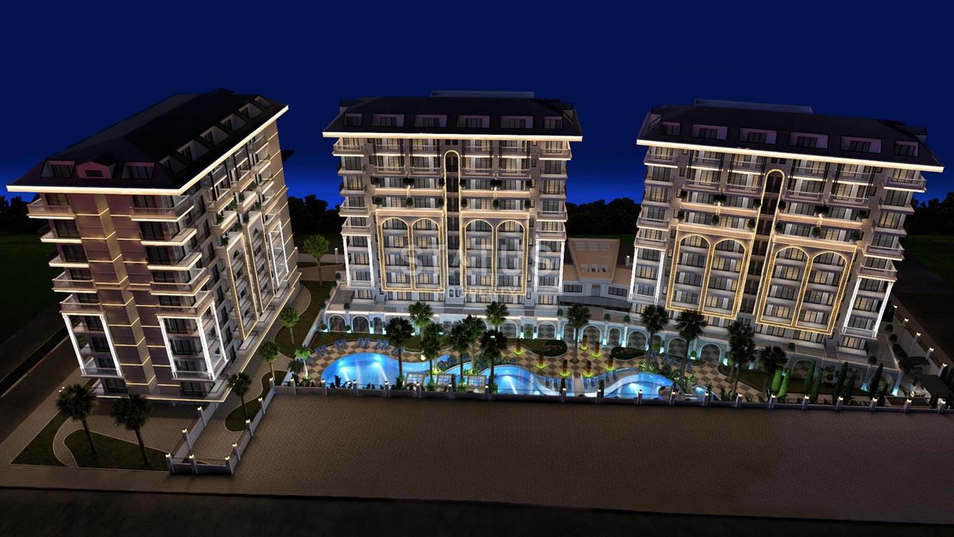 Luxury apartments 2+1 for resale from a top developer in the center of Alanya, 85 m2 фото 2