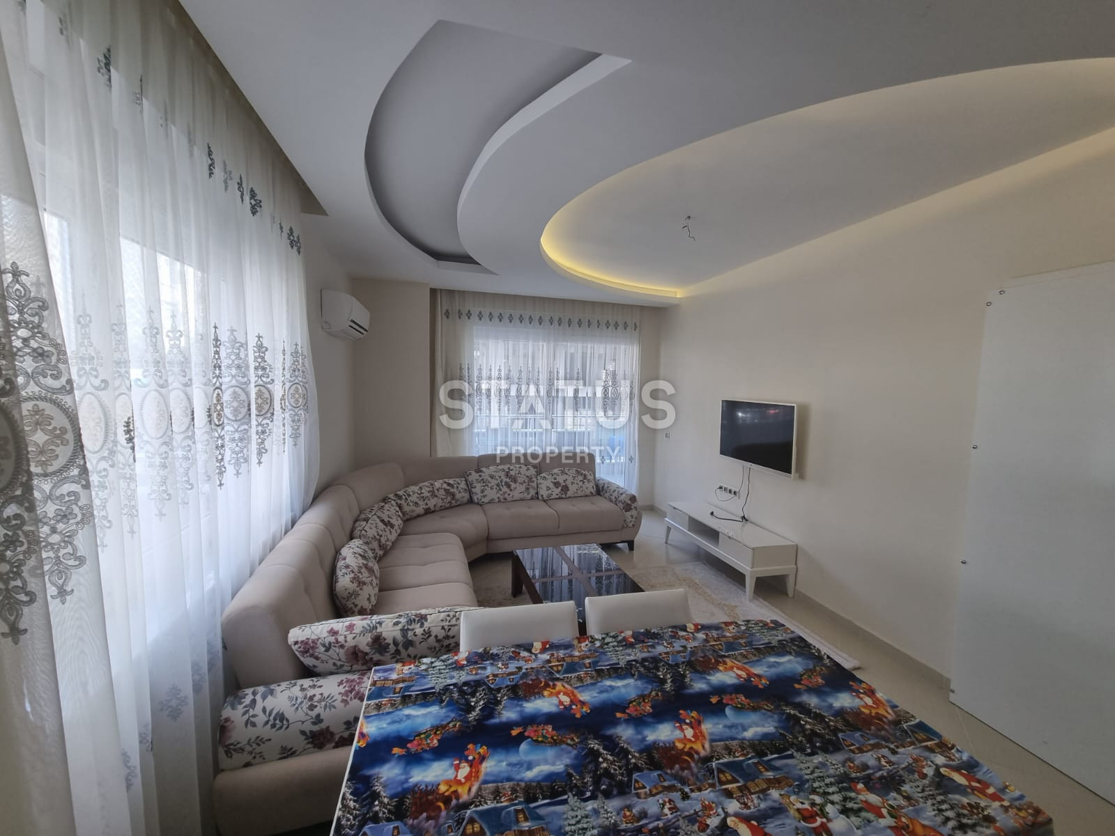 Spacious two-room furnished apartment, 68m2 фото 2