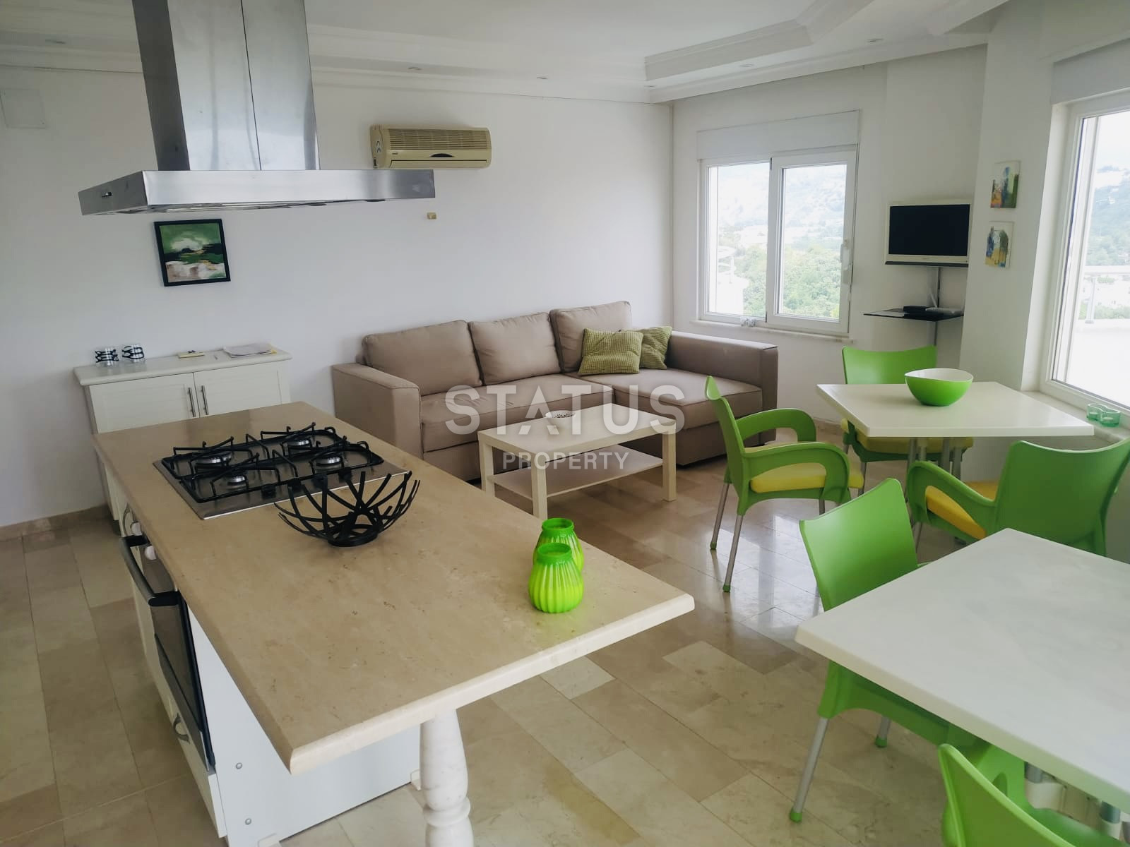 Three-room furnished apartment in Tosmur. 120m2 фото 2