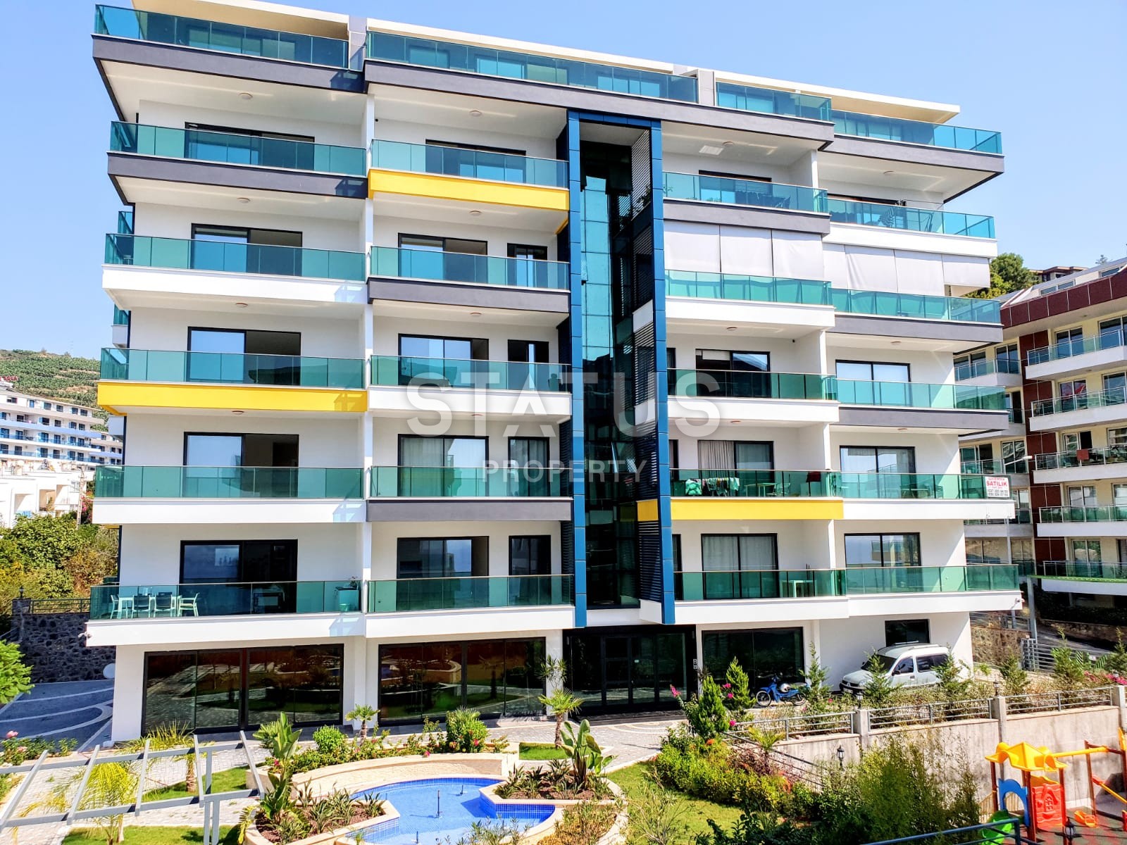 New apartment with sea and mountain views on the first coastline in the Kargicak area, 65 m2 фото 2
