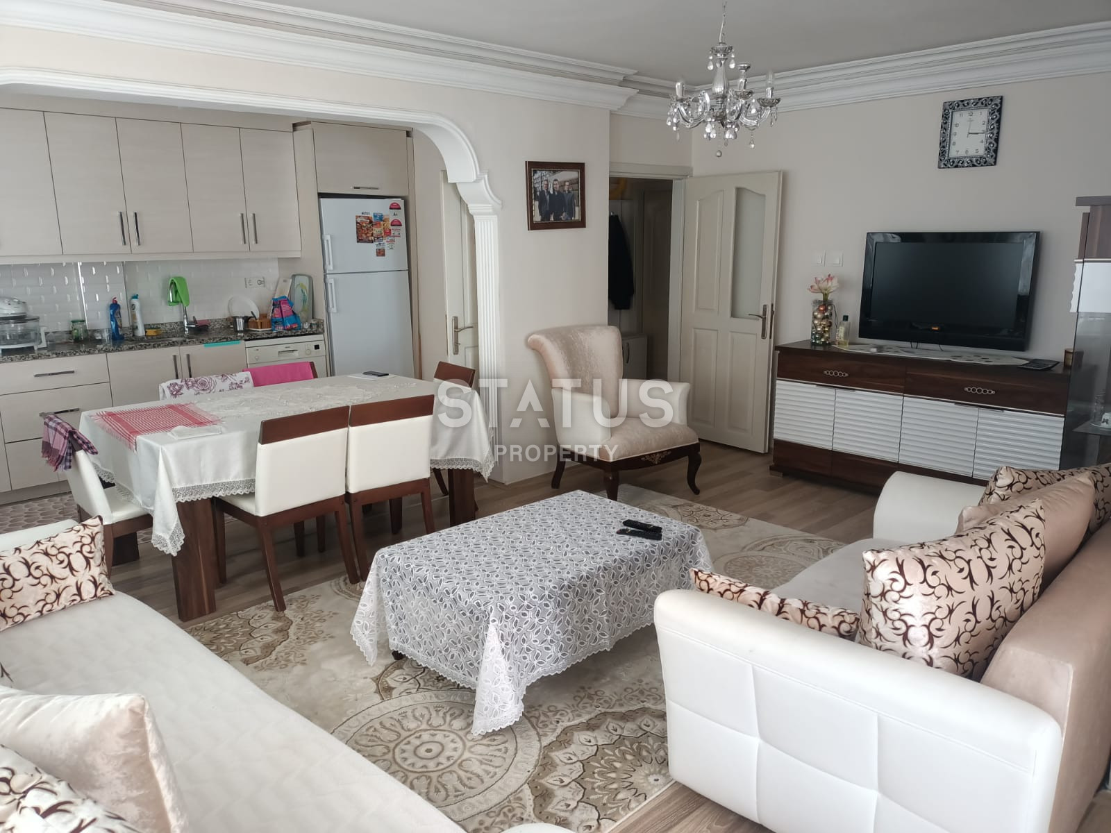 Three-room furnished apartment 100m from the sea in Mahmutlar. 120m2 фото 2