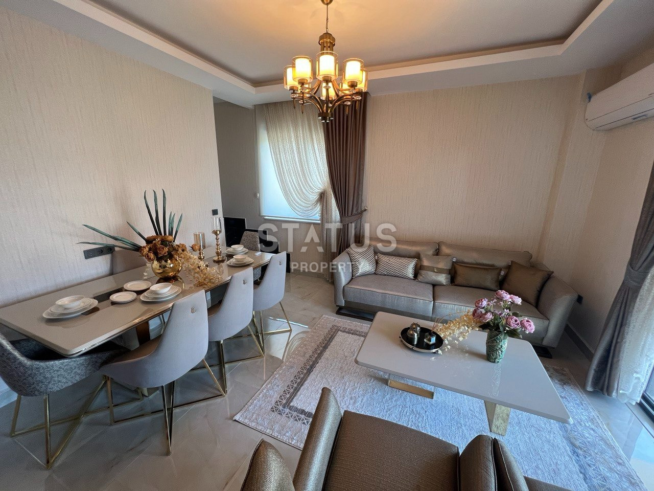 Furnished apartment 2+1 in a new building in Kargicak, 120 m2 фото 2