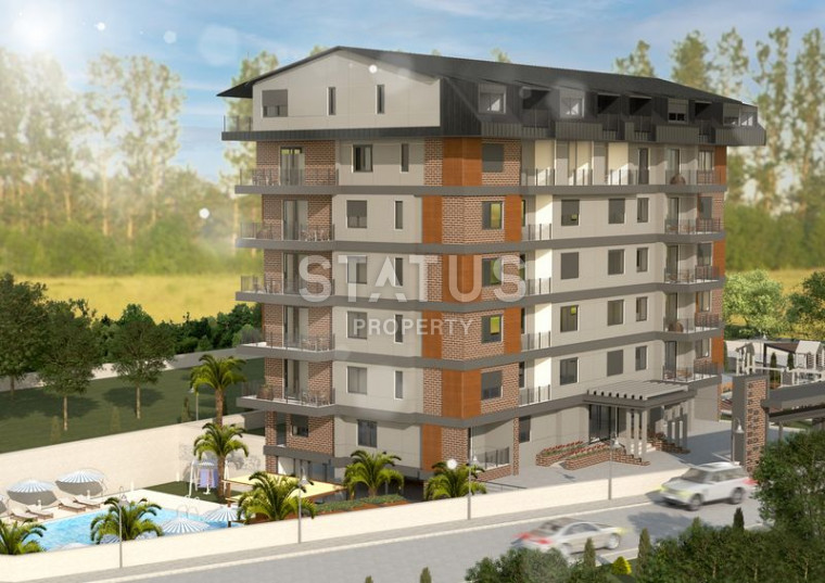 Новый проект уровня пятизвездочного отеля на этапе строительства в городе Газипаша, 62-193 м2 фото 1