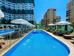 Furnished apartments 1+1 in a residential complex of a hotel type in Mahmutlar. 55m2 фото 2