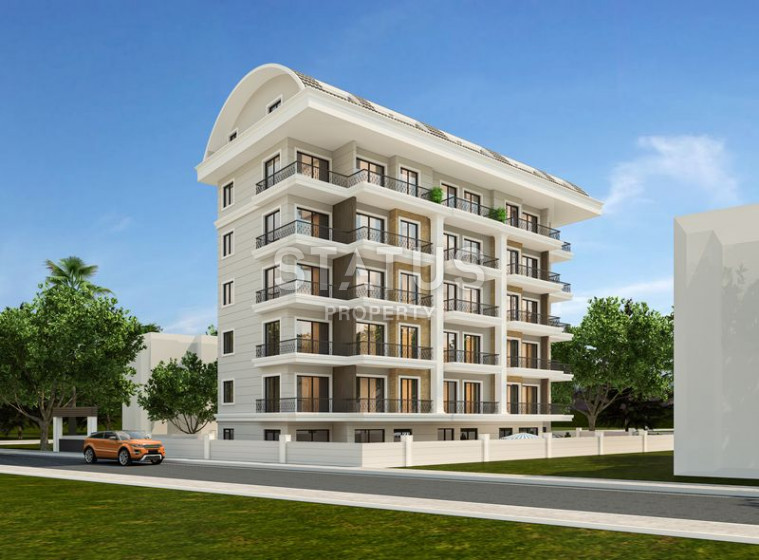 Новый проект долевого строительства в Авсалларе, квартиры с видом на море. 54м2 – 100м2 фото 1