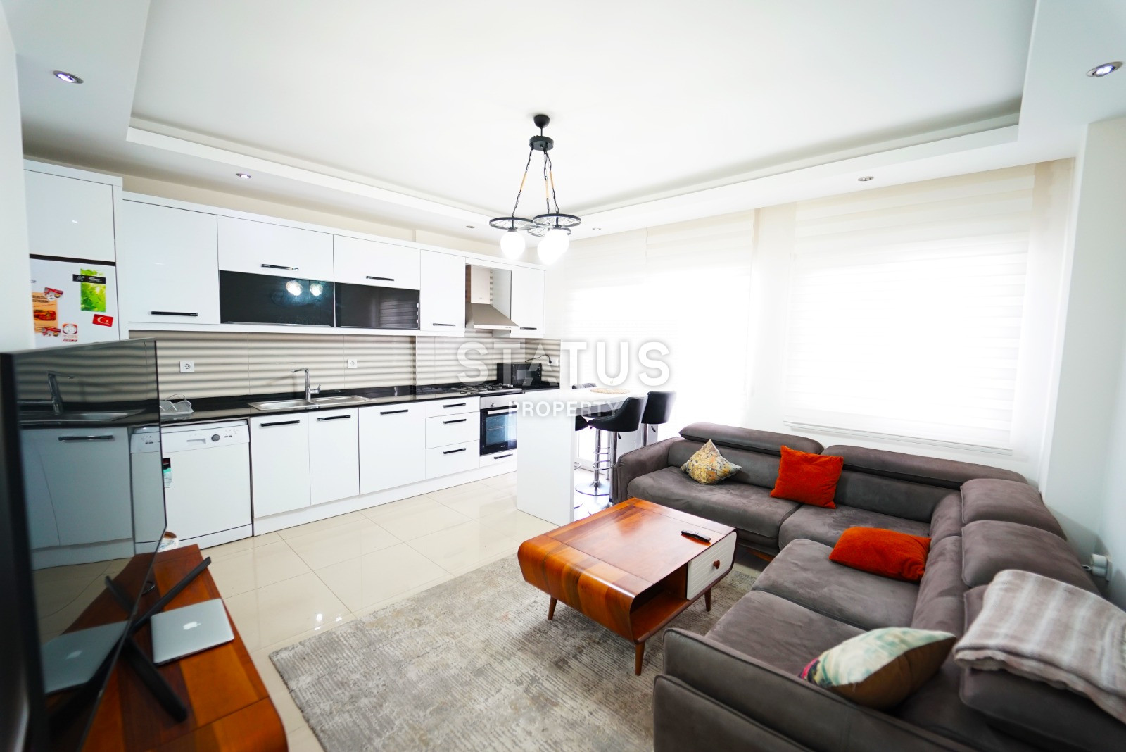 Stylish 1+1 layout apartment in Cikcili, 70 m2 фото 2
