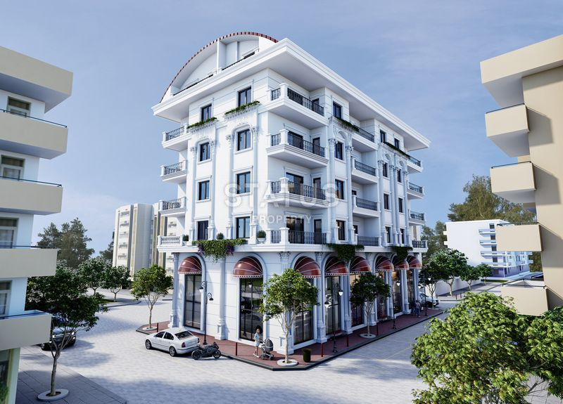 Urban complex in classic design in the heart of Alanya. 49-101m2 фото 1