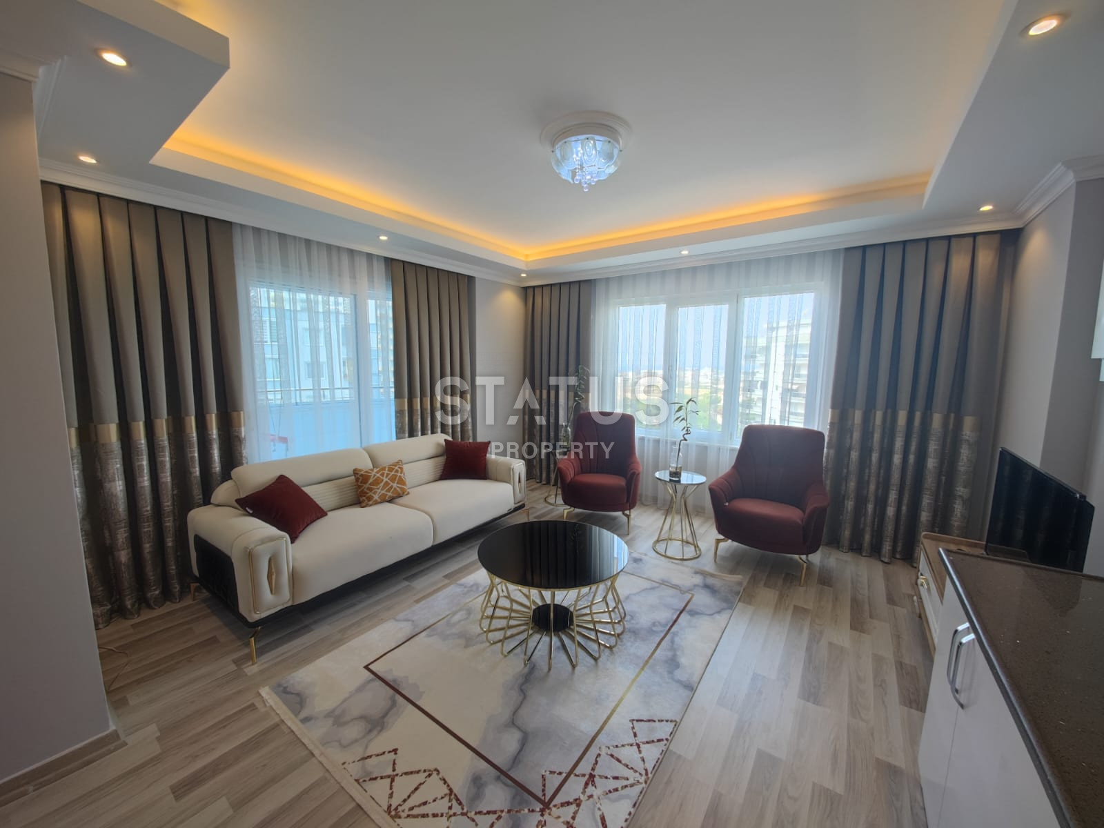 Three-room apartment with sea view in Mahmutlar district, 120 m2 фото 1