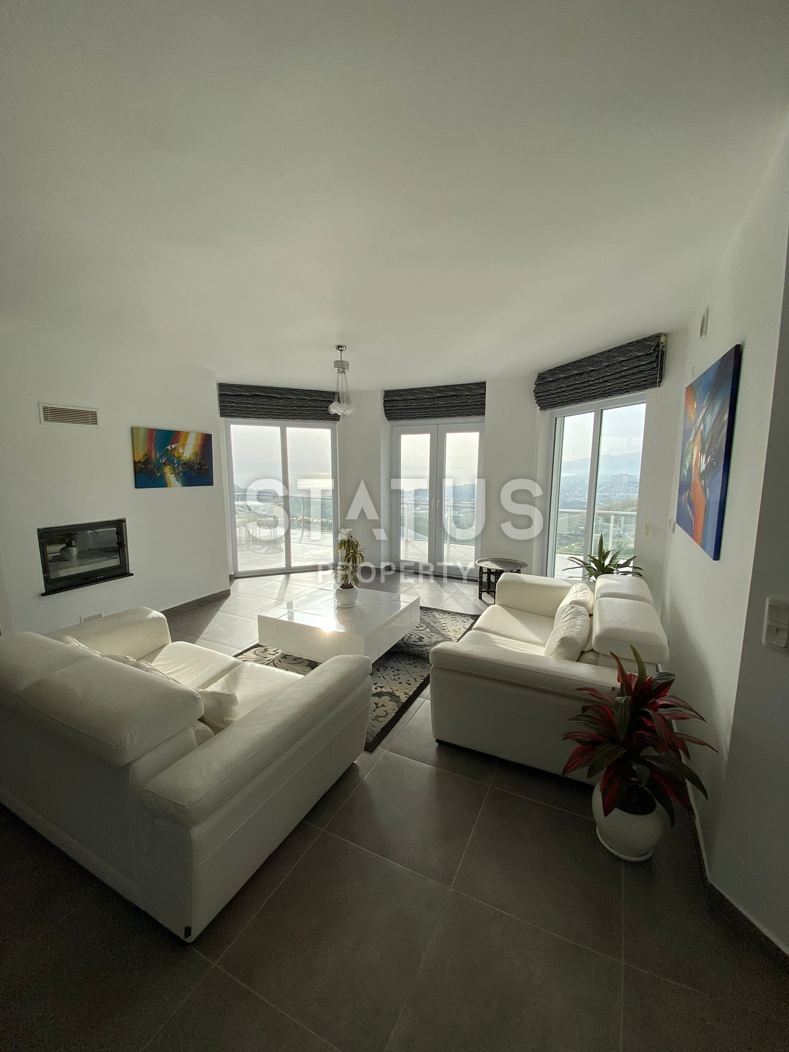 Villa 5+2 in the center of Alanya with a gorgeous view of the sea and the fortress. 330m2 фото 2